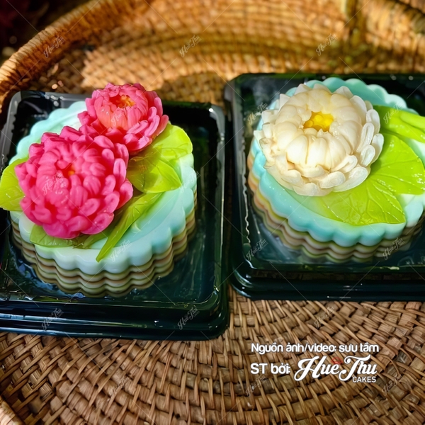 Khuôn silicon Hoa Sen S100 (bộ 3 khuôn) làm bánh rau câu 3D 4D nhấn xôi, fondant, socola, nến hanmade
