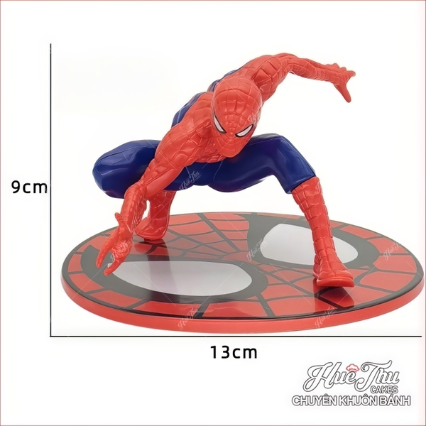 Siêu Nhân Nhện 9cm PK1 phụ kiện trang trí bánh sinh nhật, bánh rau câu, bánh kem