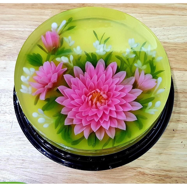 Kim làm thạch rau câu 3D hoa Thược Dược (SET 24) cao cấp không gỉ