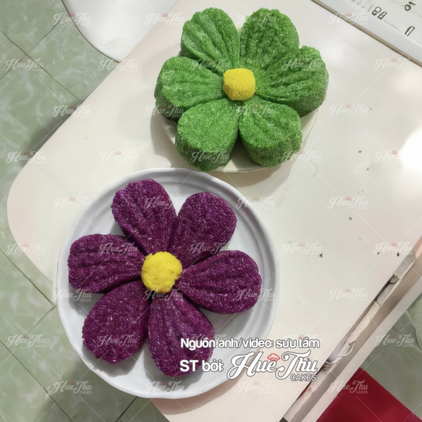 Khuôn silicon 7 Cánh Hoa Tình Yêu 24.5cm làm bánh rau câu 3D 4D nhấn xôi, fondant, socola, nến hanmade