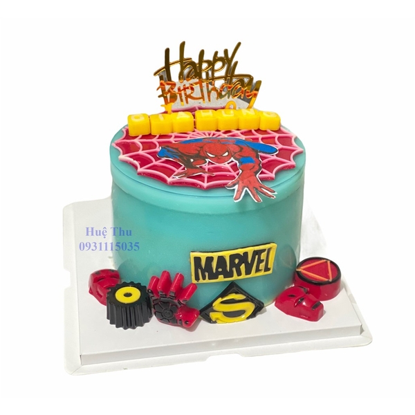 Khuôn silicon siêu nhân Marvel (bàn tay, logo, mặt nạ) làm rau câu 4D, pudding, bánh nướng