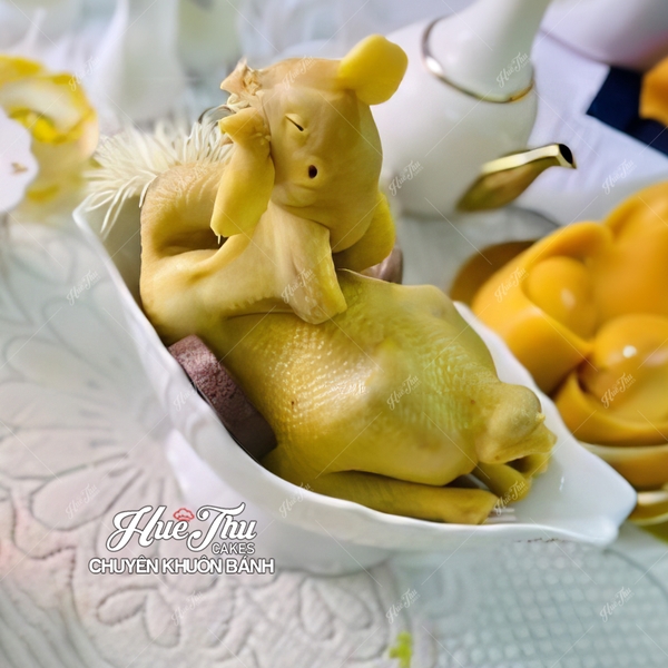 Bát Dĩa Thuyền Đựng Gà Cúng đựng hoa quả bàn thờ gia tiên, bày mâm cúng ngay ngắn
