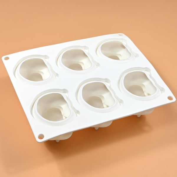 Khuôn silicon Chuột Hamster A33 (vỉ 6 hình) làm bánh rau câu 3D 4D nhấn xôi, fondant, socola, nến hanmade