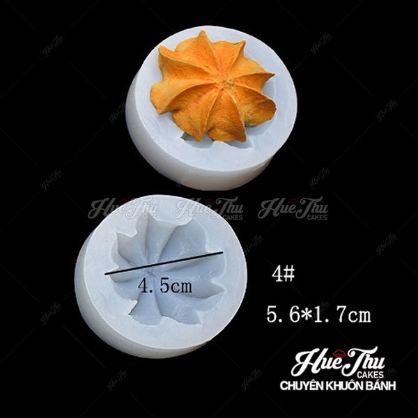 Khuôn silicon hình Bánh Quy làm bánh rau câu 3D 4D nhấn xôi, fondant, socola, nến hanmade
