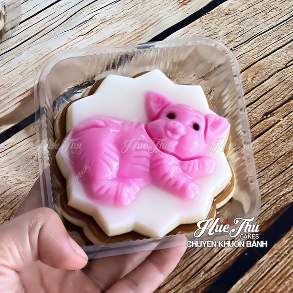 Bộ 35 khuôn rau câu, nhấn xôi Ngọc Lan dùng làm bánh rau câu trung thu, ép xôi
