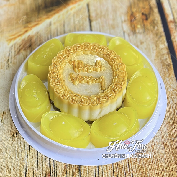 Khuôn Thỏi Vàng Đại Trơn 13cm làm bánh rau câu 3D 4D nhấn xôi, fondant, socola, nến hanmade