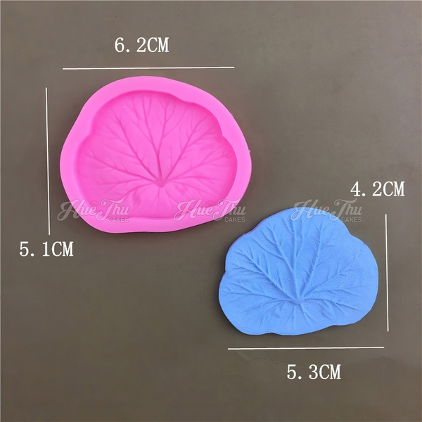 Khuôn silicon lá Sen 5/6/7/9cm làm bánh rau câu 3D 4D nhấn xôi, fondant, socola, nến hanmade