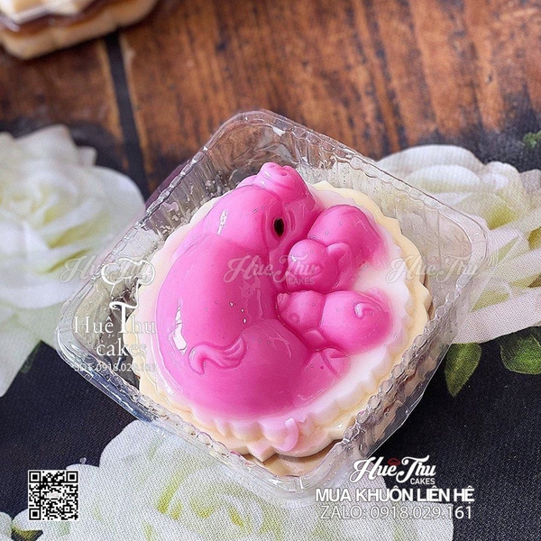 Bộ 35 khuôn rau câu, nhấn xôi Ngọc Lan dùng làm bánh rau câu trung thu, ép xôi