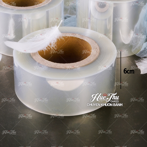 Cuộn mica cứng, mềm cao 6/8/10/12cm (1kg) lót thành bánh mousse, bánh rau câu, bánh kem, bông lan trứng muối
