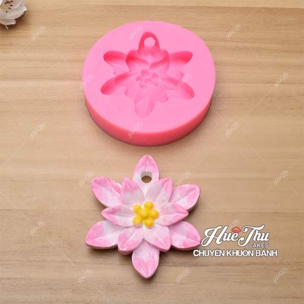 Khuôn silicon hoa Trạng Nguyên làm bánh rau câu 3D 4D nhấn xôi, fondant, socola, nến hanmade