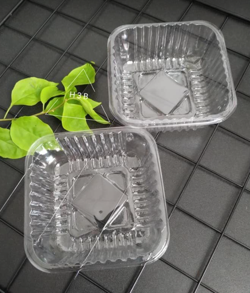 Khay đựng bánh trung thu nhựa trong 9/10/11cm (10 cái) đựng bánh 200-350g