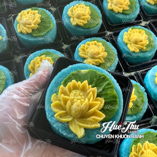 Khuôn silicon Mặt Sen làm bánh rau câu 3D 4D nhấn xôi, fondant, socola, nến hanmade