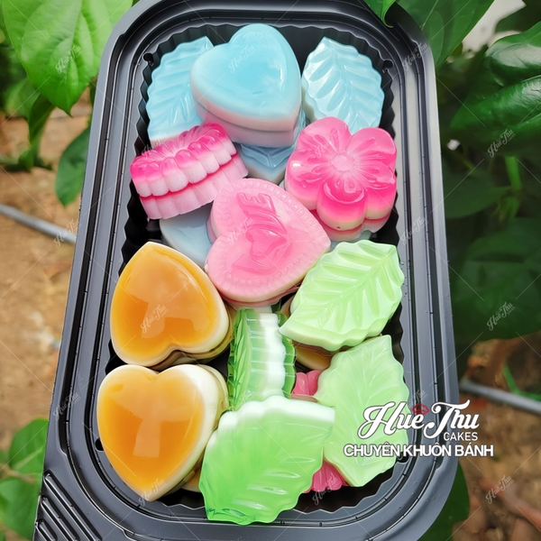 Khuôn rau câu, khay đá Cây Dừa, Chiếc Lá làm bánh rau câu 3D 4D nhấn xôi, fondant, socola, nến hanmade