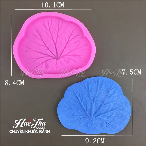 Khuôn silicon lá Sen 5/6/7/9cm làm bánh rau câu 3D 4D nhấn xôi, fondant, socola, nến hanmade