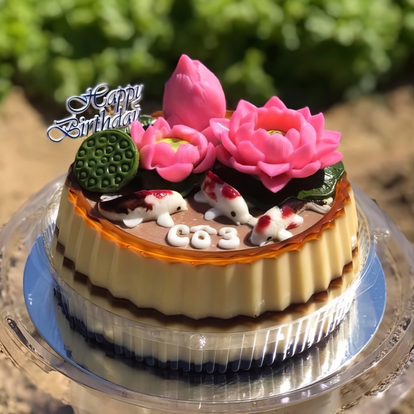 Hộp đựng bánh tròn nhựa trong 26cm (10 hộp) cho bánh rau câu, bánh kem, bánh bông lan