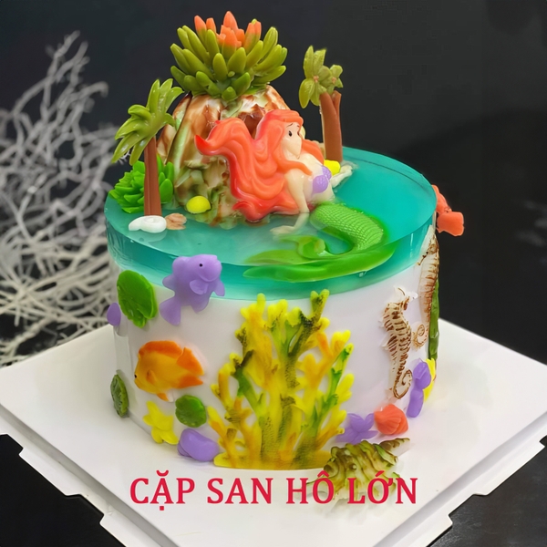 Khuôn silicon San Hô 11.5x8cm (1 cặp) làm bánh rau câu 3D 4D nhấn xôi, fondant, socola, nến hanmade