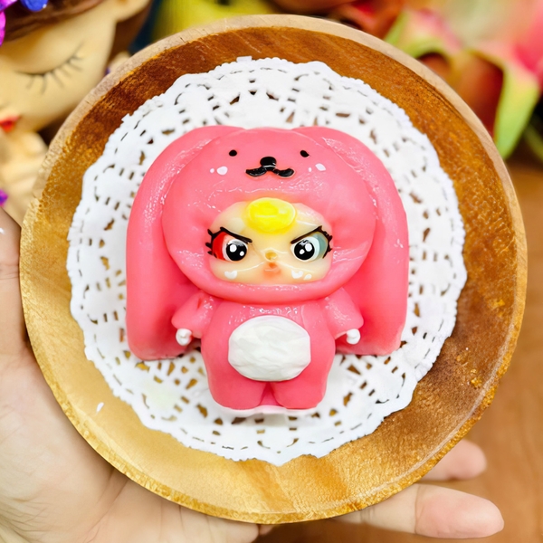 Khuôn silicon Baby Three A205 (nhiều mẫu) làm bánh rau câu 3D 4D nhấn xôi, fondant, socola, nến hanmade