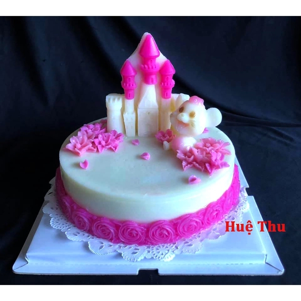 Khuôn silicon Con Chuột 8x7cm làm bánh rau câu 3D 4D nhấn xôi, fondant, socola, nến hanmade