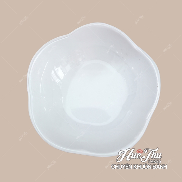 Đĩa Nhựa Giả Sứ Hoa Mai 7cm (nhiều màu) đĩa đựng nến - trang trí đồ ăn, bàn tiệc, mâm cúng