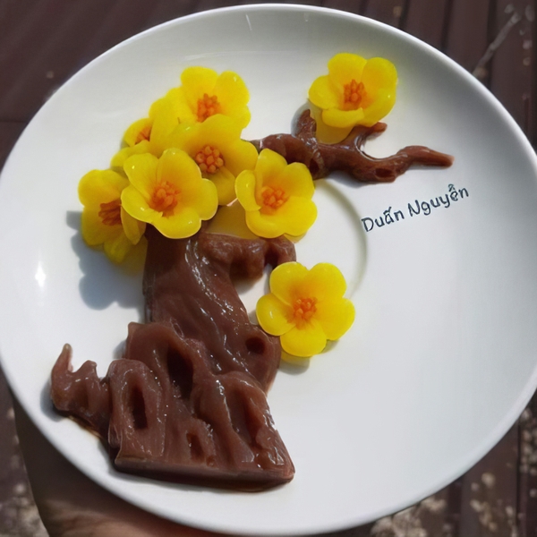 Khuôn silicon Hoa Mai 6 bông làm bánh rau câu 3D 4D nhấn xôi, fondant, socola, nến hanmade