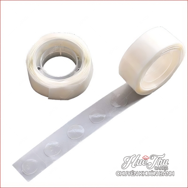 Dán trong suốt (100 miếng) dán bấc nến, tim nến