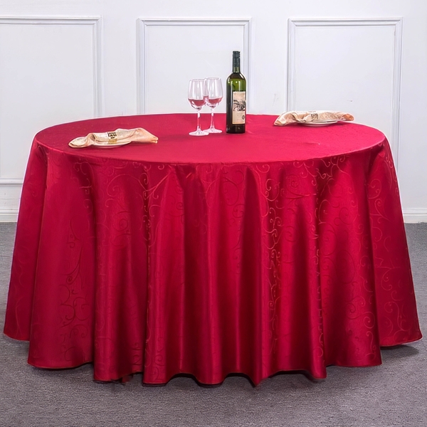 Khăn Trải Lụa Hoa Văn Chìm Decor bàn tiệc, mâm cúng (nhiều màu, kích thước) phù hợp bàn tròn, vuông, chữ nhật
