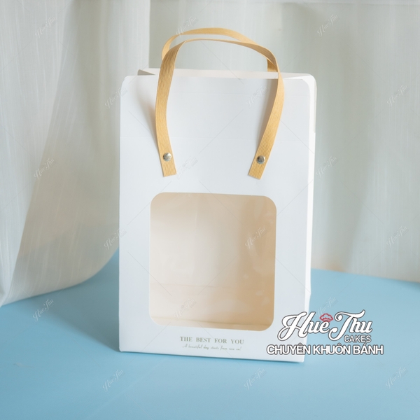 Túi Giấy Đựng Quà Cửa Sổ 14/18/21cm HC7, túi đựng quà tặng, đựng bánh các loại