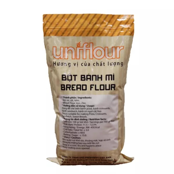 Bột bánh mì Bread Flour Uniflour 2kg