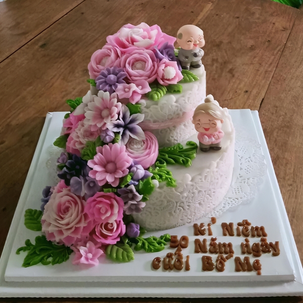 Khuôn silicon hoa Thái D3 4cm làm bánh rau câu 3D 4D nhấn xôi, fondant, socola, nến hanmade