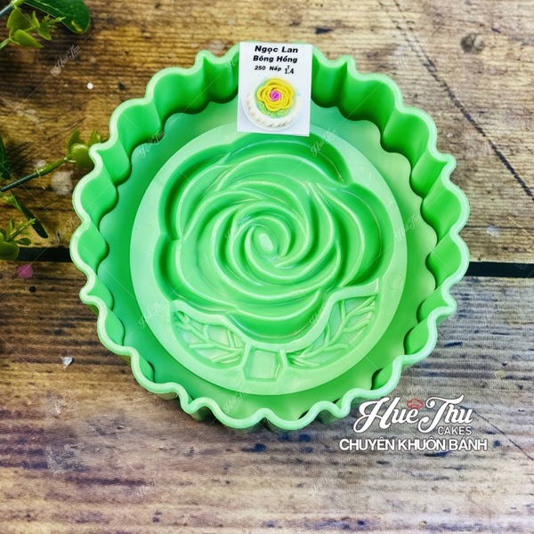 Khuôn xôi hình Tròn 13cm cao 6.5cm - khuôn ép xôi, khuôn nhấn xôi Ngọc Lan
