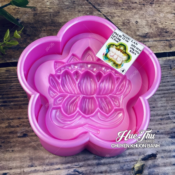 Khuôn xôi hình Bông Mai 12cm cao 5cm - khuôn ép xôi, khuôn nhấn xôi Ngọc Lan