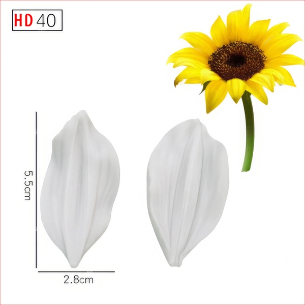 Khuôn silicon ép đậu hình Lá Hoa A99 (nhiều mẫu) nhấn xôi hoa, fondant, chè trôi nước