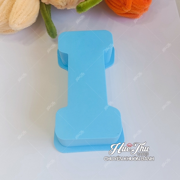 Khuôn silicon Chữ Cái / Số / Ký Tự từ A-Z 0-9 kích thước 12cm làm bánh rau câu 3D 4D nhấn xôi, fondant, socola