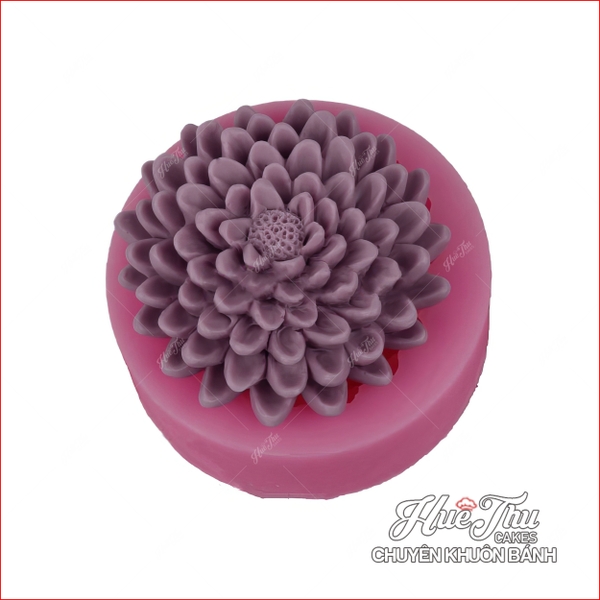Khuôn silicon Hoa Cúc Hoàng Gia 10.5cm làm bánh rau câu 3D 4D nhấn xôi, fondant, socola, nến hanmade