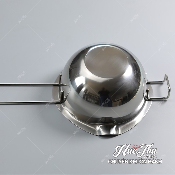 Nồi nấu sáp nến có tay cầm - nồi làm nến thơm bằng inox không gỉ