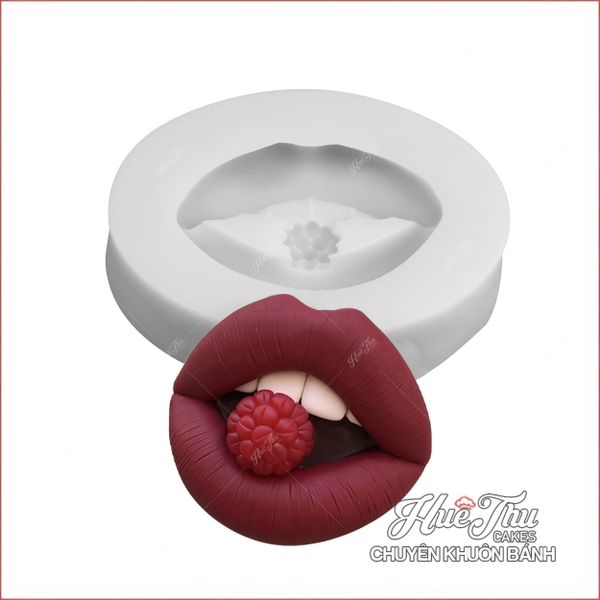 Khuôn silicon Đôi Môi Gợi Cảm 6.5cm Tạo Hình 3D/4D Đa Dụng