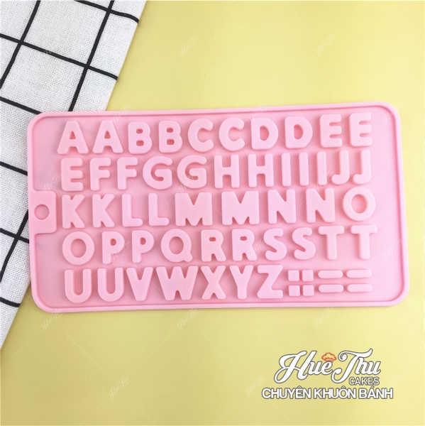 Khuôn silicon Chữ Số Trái Tim In Hoa 1.8*1.6cm làm bánh rau câu 3D 4D nhấn xôi, fondant, socola, nến hanmade
