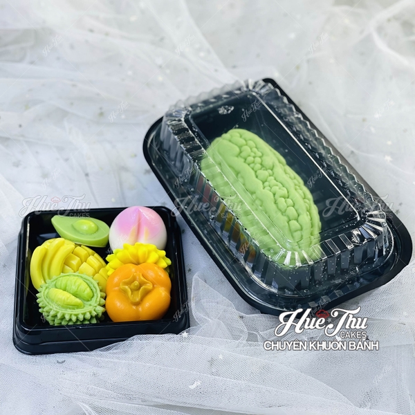 Khuôn silicon quả Mướp Đắng (Khổ Qua) làm bánh rau câu 3D 4D nhấn xôi, fondant, socola, nến hanmade