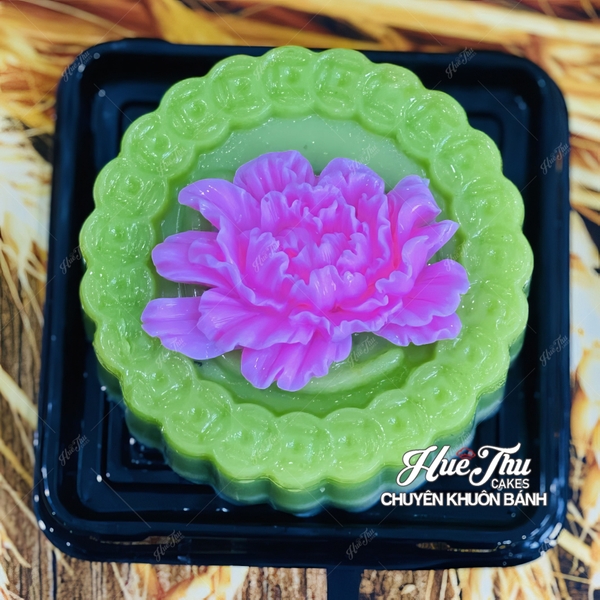 Khuôn silicon Hoa Mẫu Đơn A81 6cm làm bánh rau câu 3D 4D nhấn xôi, fondant, socola, nến hanmade