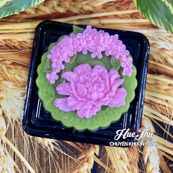 Khuôn silicon Hoa Quế Mặt Trăng A83 làm bánh rau câu 3D 4D nhấn xôi, fondant, socola, nến hanmade