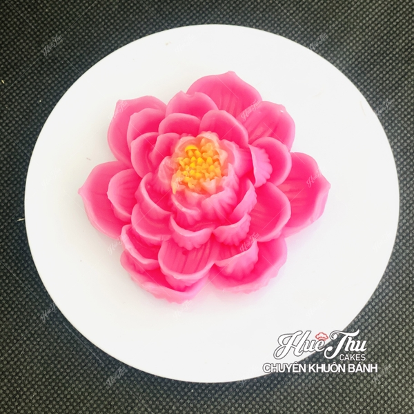 Khuôn silicon Hoa Sen A124 làm bánh rau câu 3D 4D nhấn xôi, fondant, socola, nến hanmade