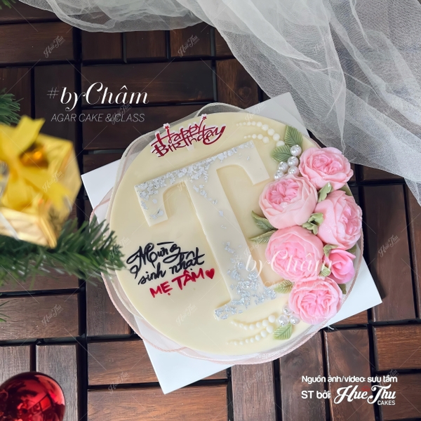 Khuôn silicon hoa Hồng Anh D14 6.5cm làm bánh rau câu 3D 4D nhấn xôi, fondant, socola, nến hanmade