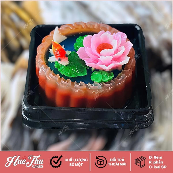 Khuôn silicon hoa Sen nở 5cm làm bánh rau câu 3D 4D nhấn xôi, fondant, socola, nến hanmade