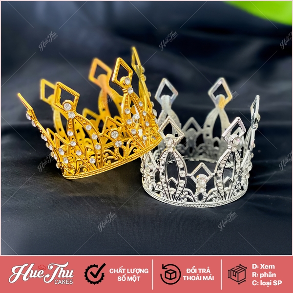Vương Miện trang trí bánh sinh nhật, bánh rau câu