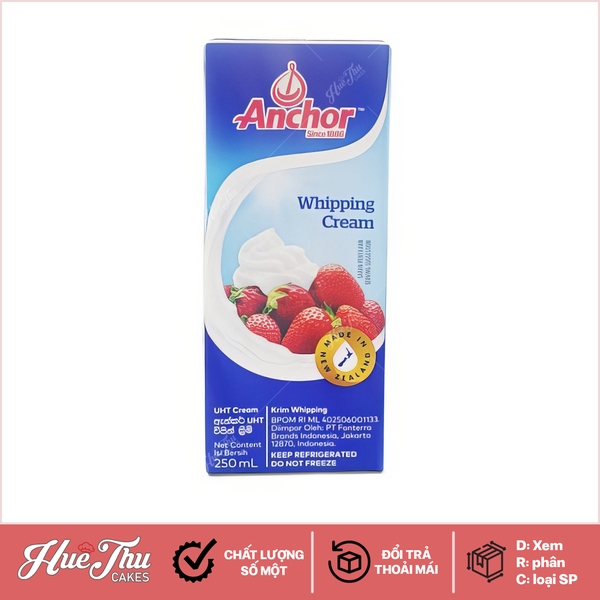 Kem sữa Whipping Cream Anchor 250ml