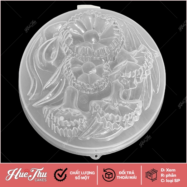 Khuôn rau câu, nhấn xôi 5 Bông Hoa Cúc 20cm Vĩnh Trường làm bánh rau câu, ép xôi