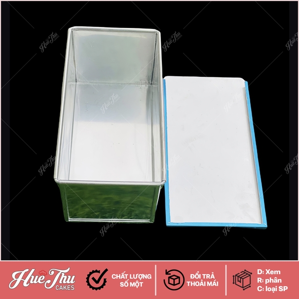 Khuôn bánh mì gối / sandwich 20x10x10cm - Khuôn nhôm làm bánh mì gối