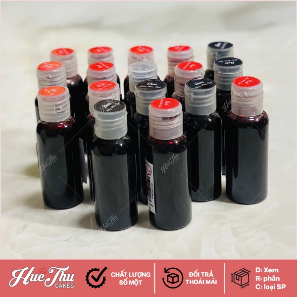 Màu nước vẽ thực phẩm Singapore 60ml - vẽ trên nền bánh rau câu, màu thực phẩm làm bánh