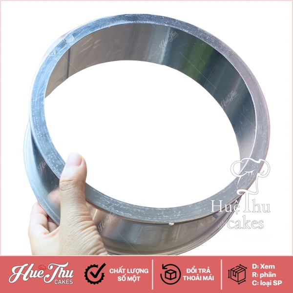 Khuôn nhôm Mặt Kiếng Tròn 20/22/24cm làm bánh rau câu, bánh nướng, bánh gato