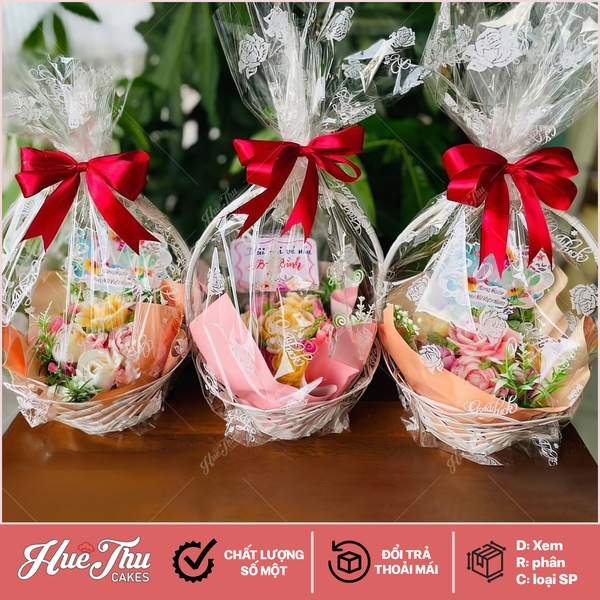 Bao kiếng bọc lẵng quà, hoa, gấu bông (mẫu bất kỳ)
